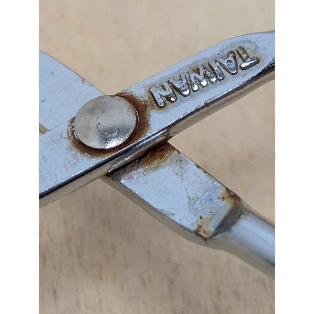 Vintage Jar Lifter Tongs‎ Taiwan Rubber Grip Canning Kitchen Tool Metal